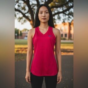 Nike Pro Dri-FIT Training Tank Top – Fuchsia Pink – Size S